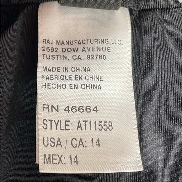 NWOT Athena Off The Shoulder Cold Shoulder One Piece Swimsuit Gold Studs 14 - Picture 10 of 16